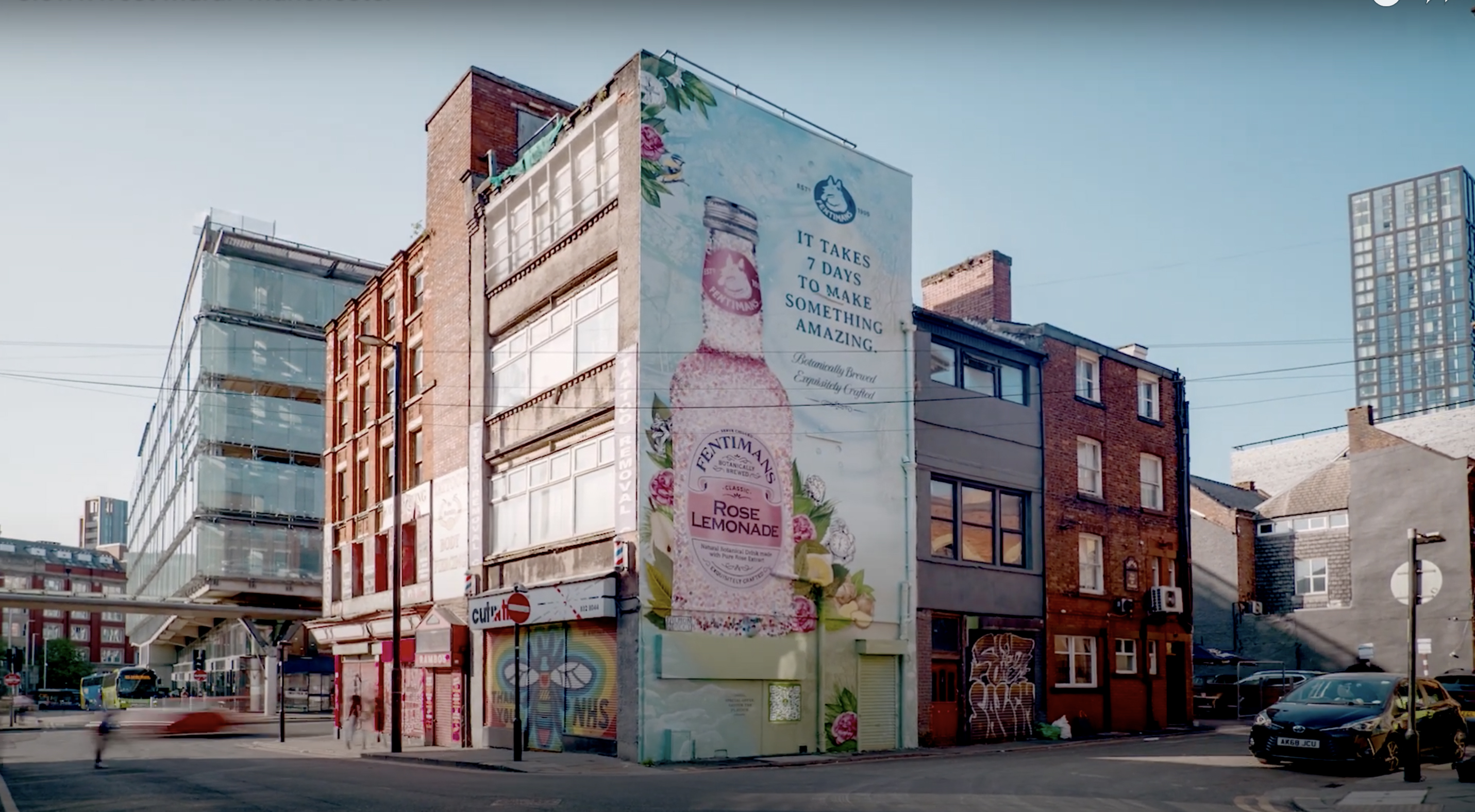Fentimans Softs - 7 Day Mural case study